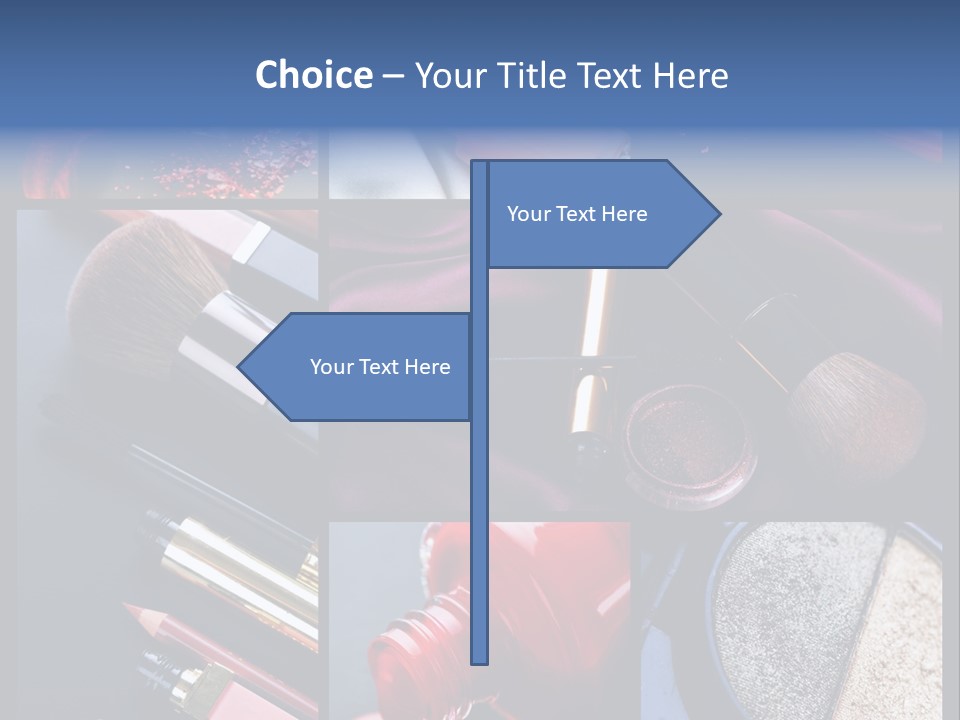 Makeup Collage PowerPoint Template