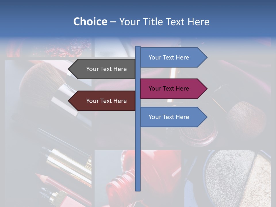 Makeup Collage PowerPoint Template