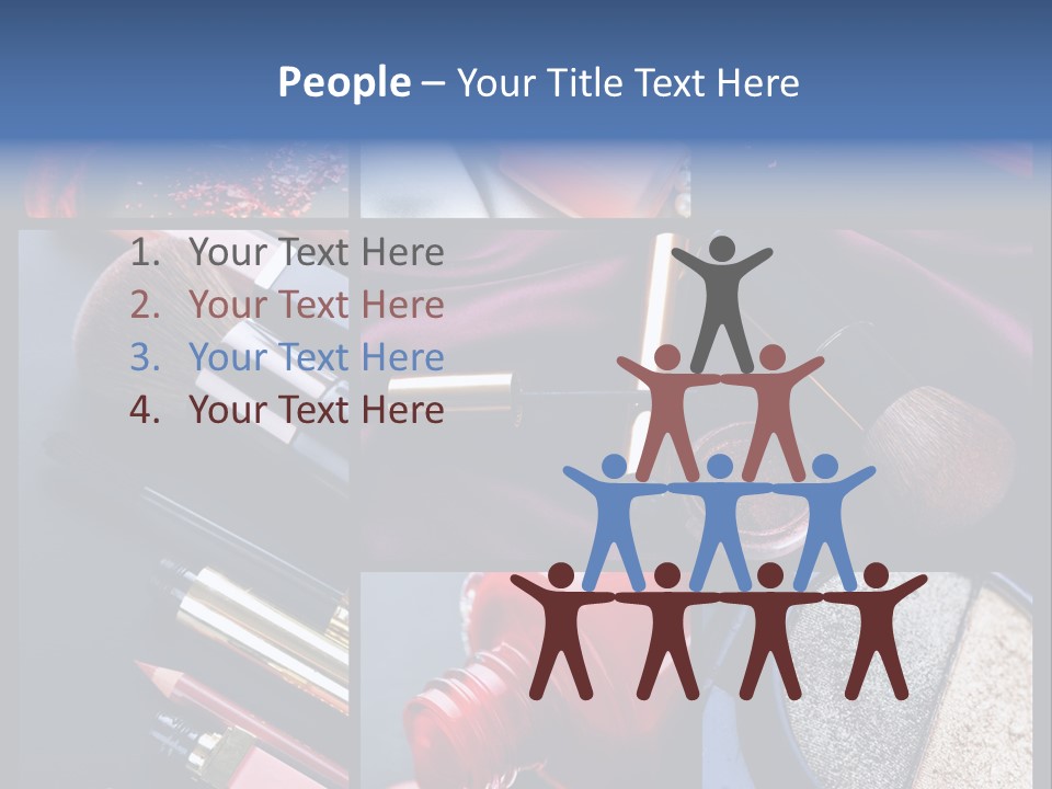 Makeup Collage PowerPoint Template