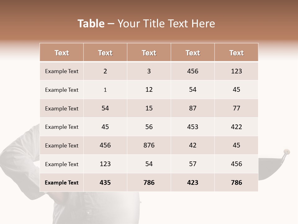 Adult Pan Profile PowerPoint Template