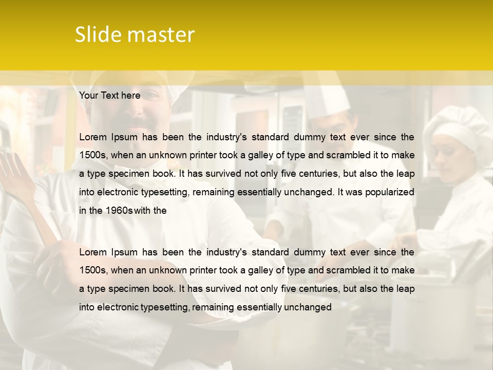 Stove Happy Fat PowerPoint Template