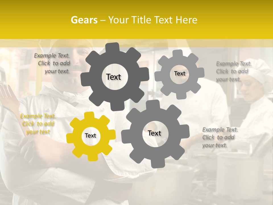 Stove Happy Fat PowerPoint Template