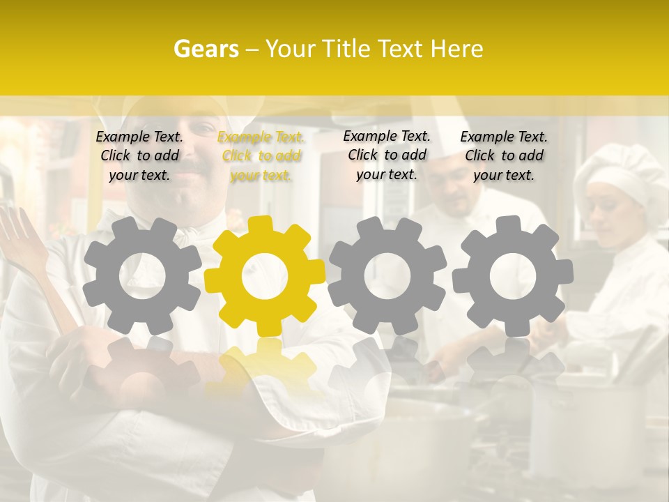 Stove Happy Fat PowerPoint Template