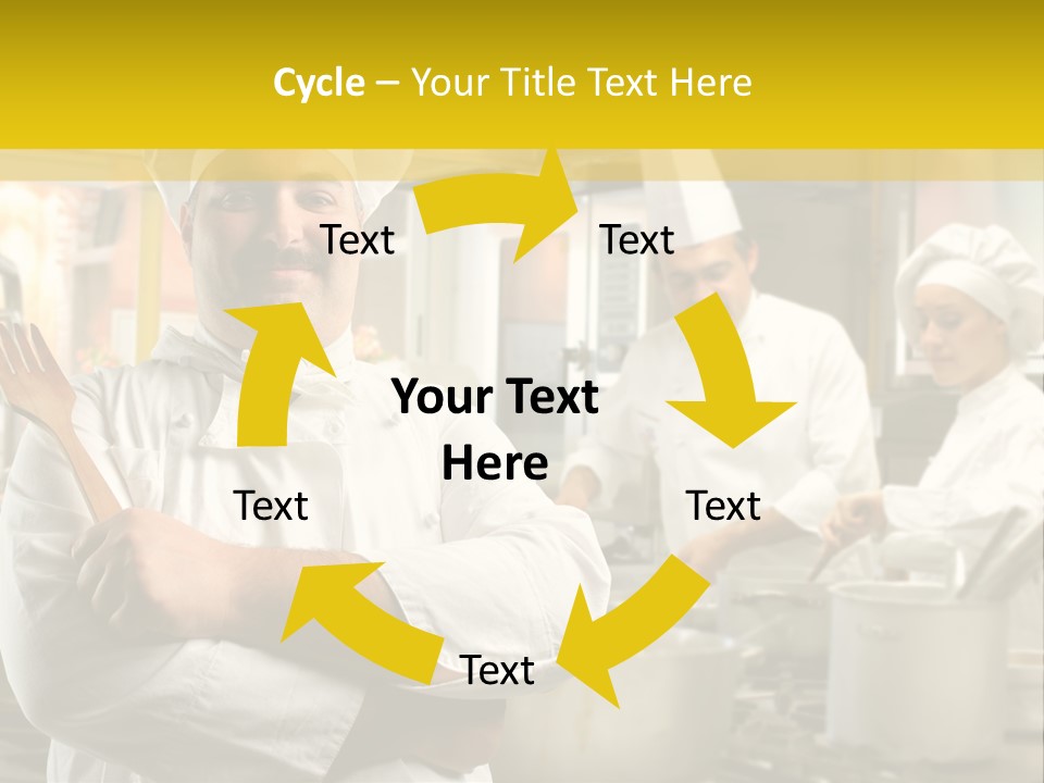Stove Happy Fat PowerPoint Template