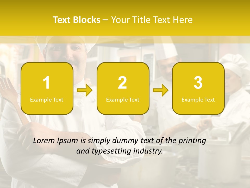 Stove Happy Fat PowerPoint Template
