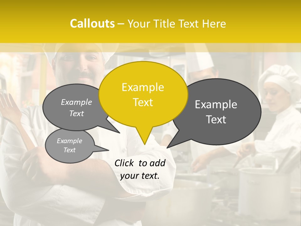 Stove Happy Fat PowerPoint Template