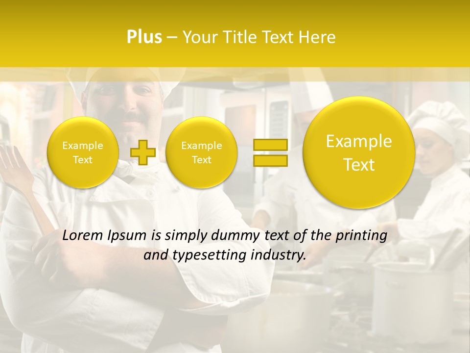 Stove Happy Fat PowerPoint Template