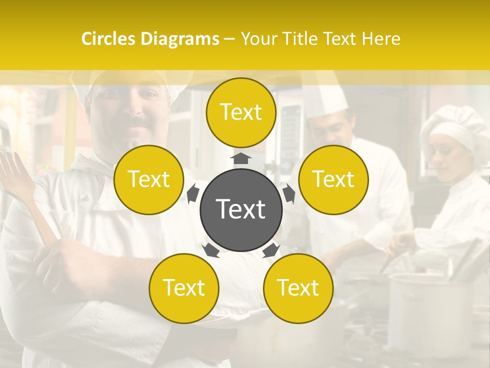 Stove Happy Fat PowerPoint Template