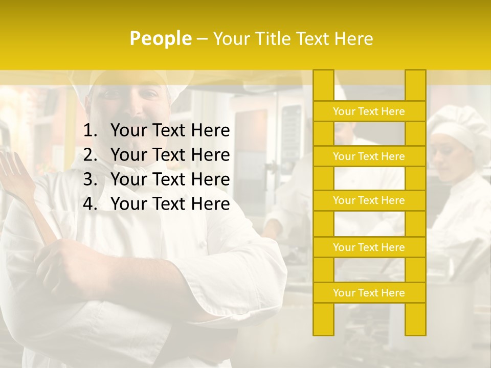 Stove Happy Fat PowerPoint Template