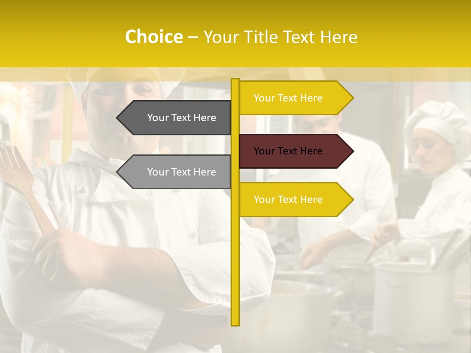 Stove Happy Fat PowerPoint Template