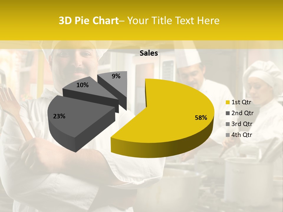 Stove Happy Fat PowerPoint Template