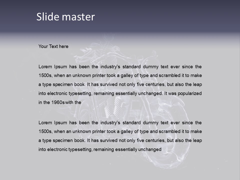 Skull Creepy Demon PowerPoint Template