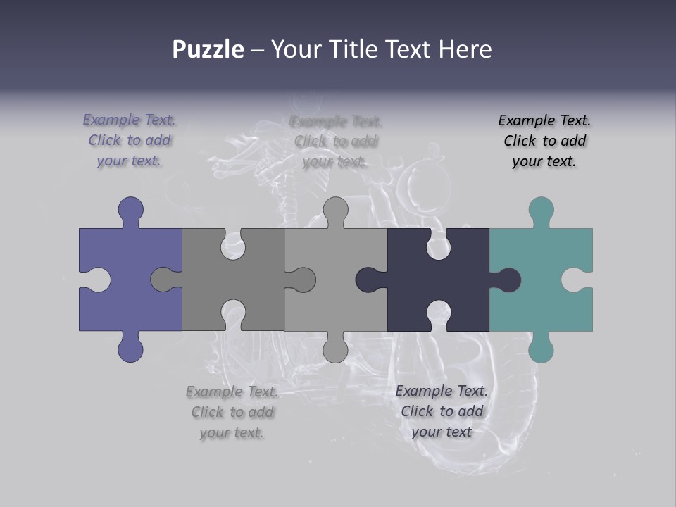 Skull Creepy Demon PowerPoint Template