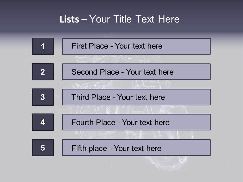 Skull Creepy Demon PowerPoint Template