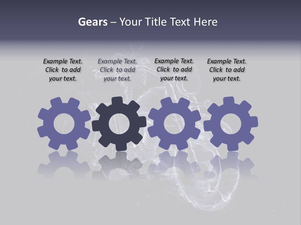 Skull Creepy Demon PowerPoint Template