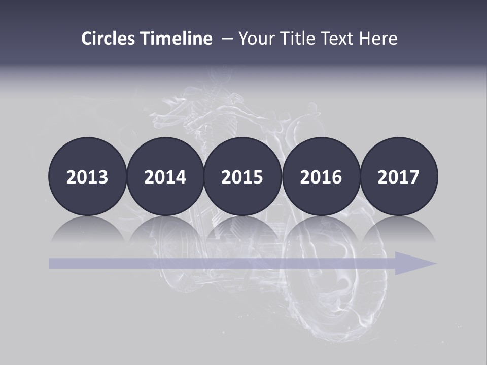 Skull Creepy Demon PowerPoint Template