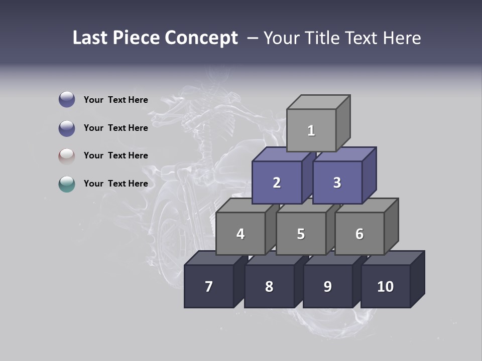 Skull Creepy Demon PowerPoint Template