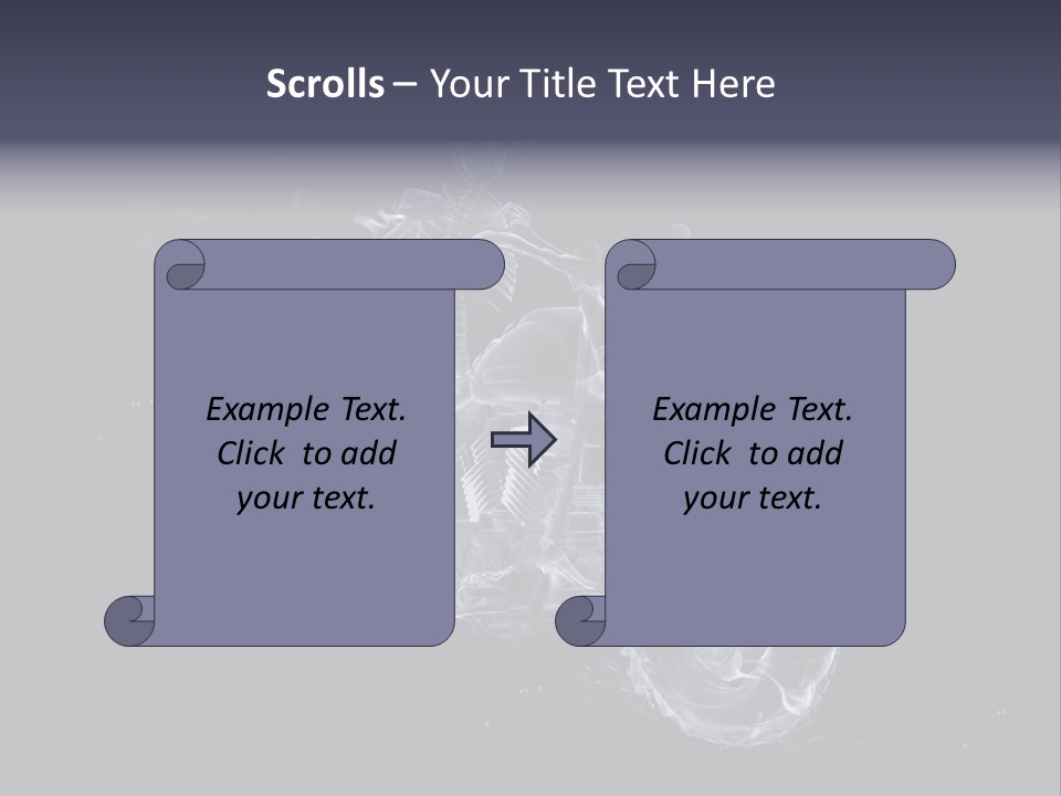 Skull Creepy Demon PowerPoint Template