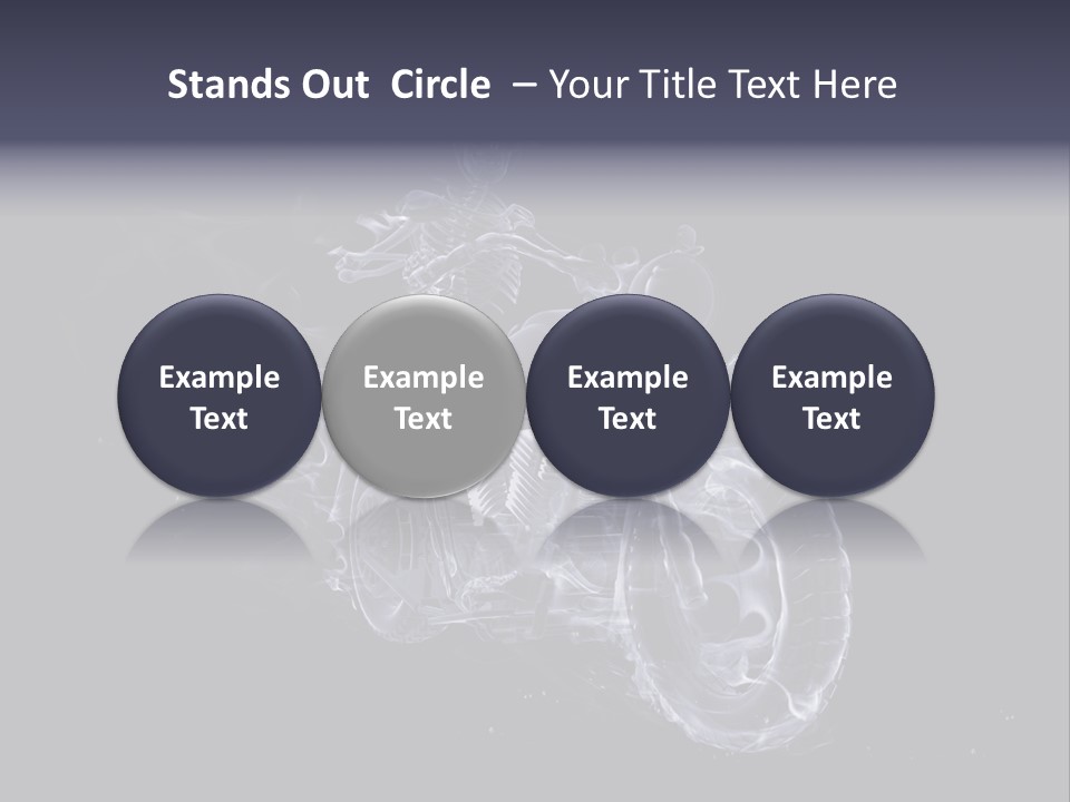 Skull Creepy Demon PowerPoint Template