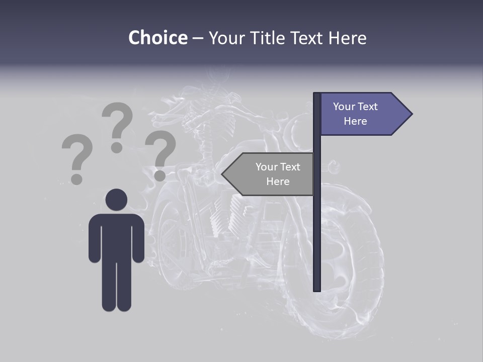 Skull Creepy Demon PowerPoint Template