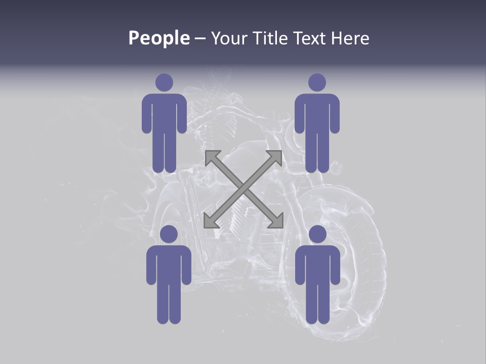 Skull Creepy Demon PowerPoint Template