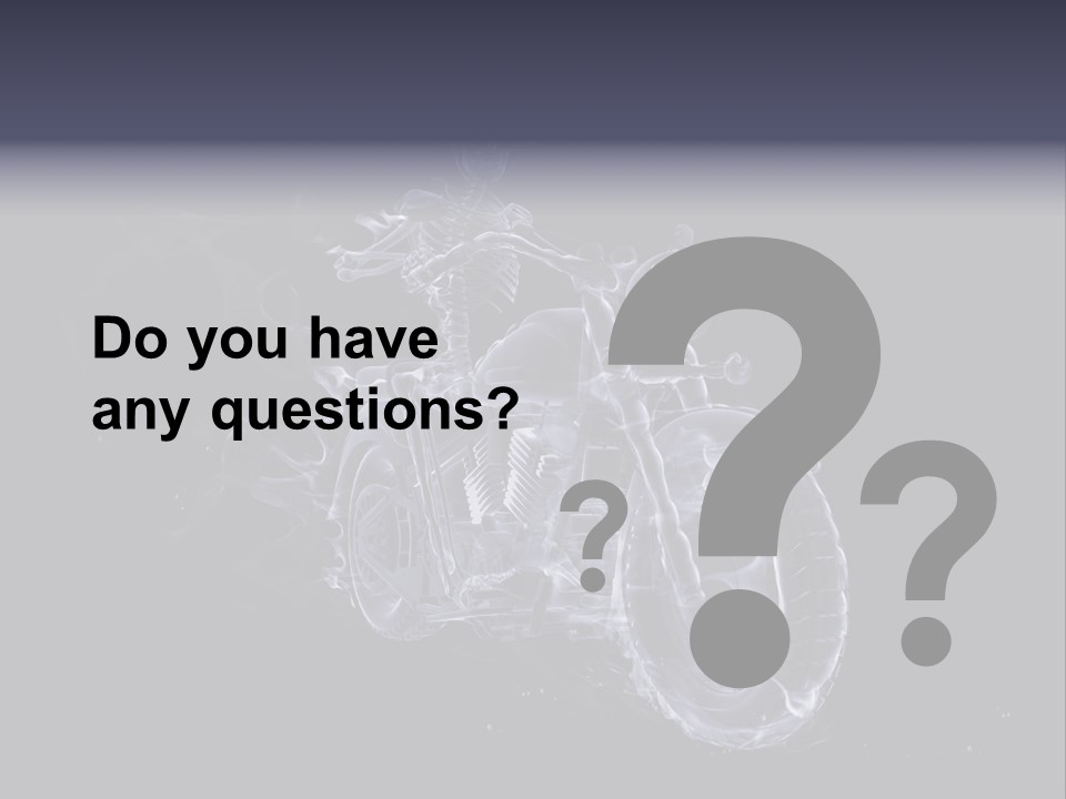 Skull Creepy Demon PowerPoint Template