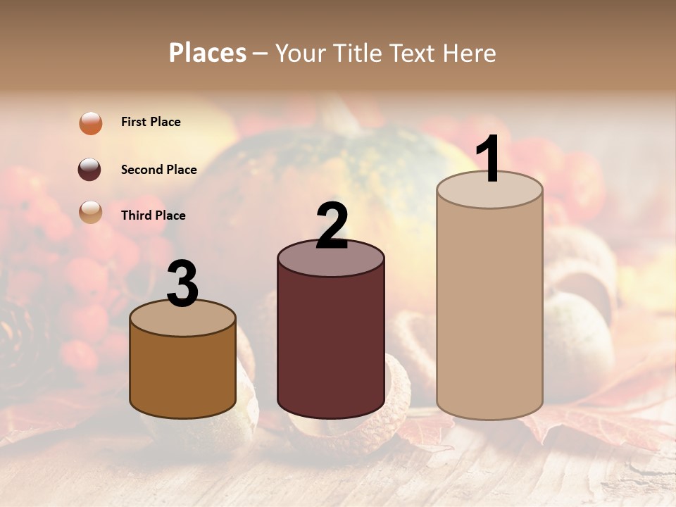 Food Farm Pumpkin PowerPoint Template
