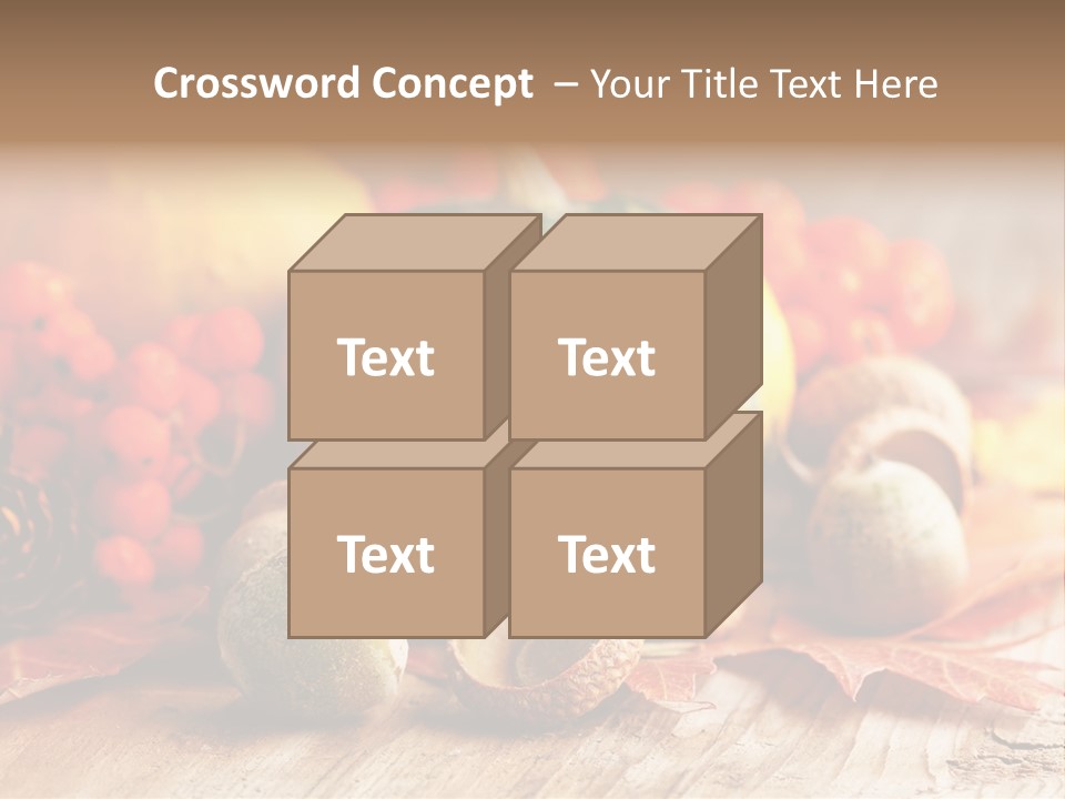 Food Farm Pumpkin PowerPoint Template