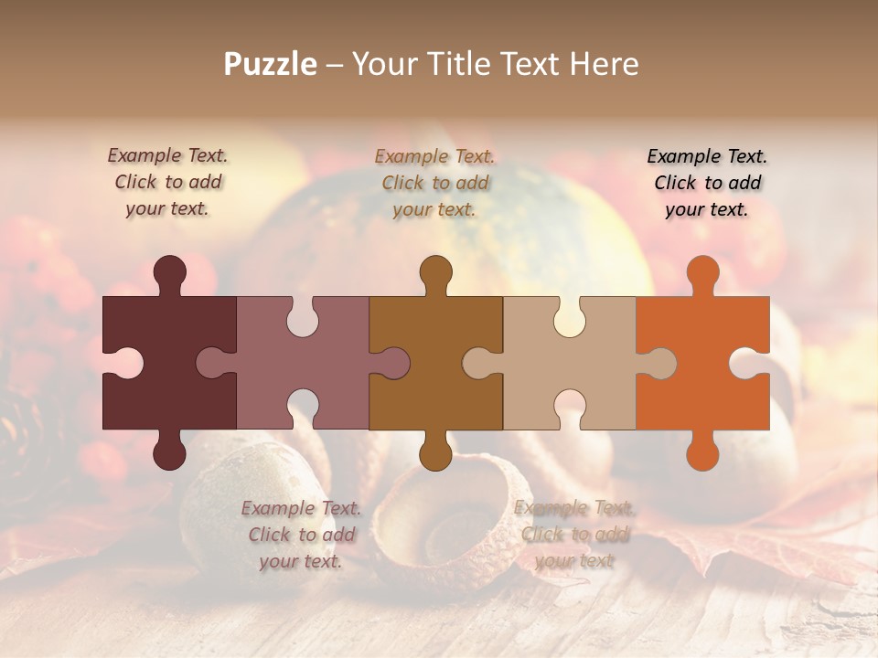 Food Farm Pumpkin PowerPoint Template