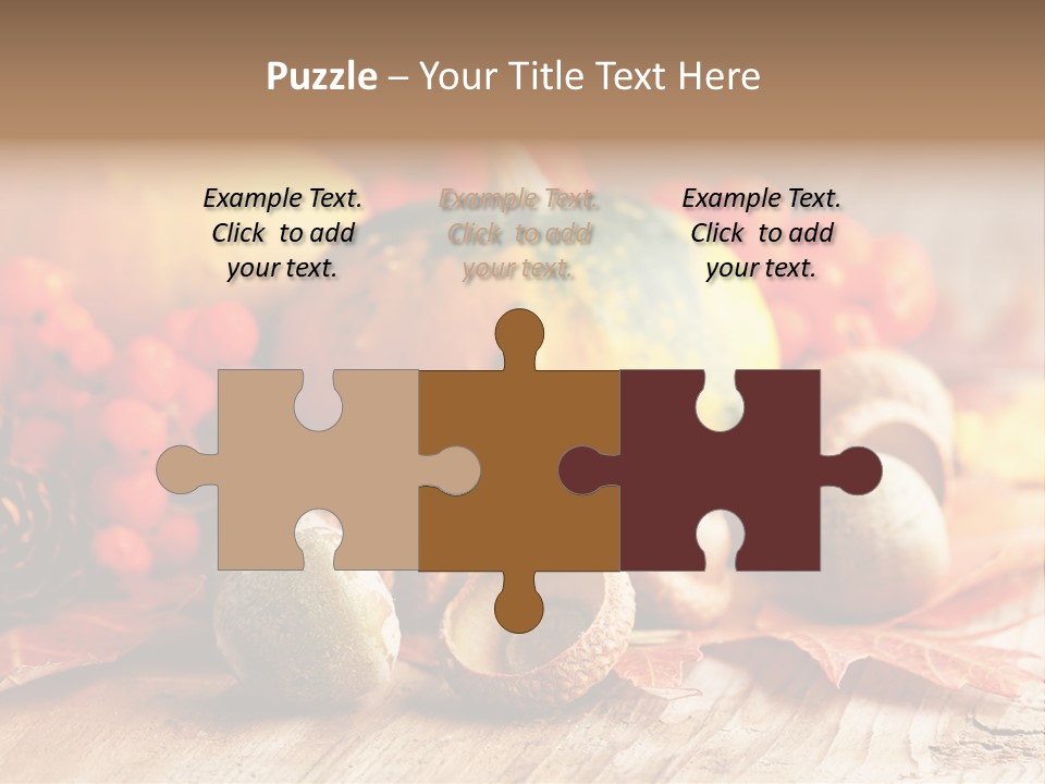 Food Farm Pumpkin PowerPoint Template