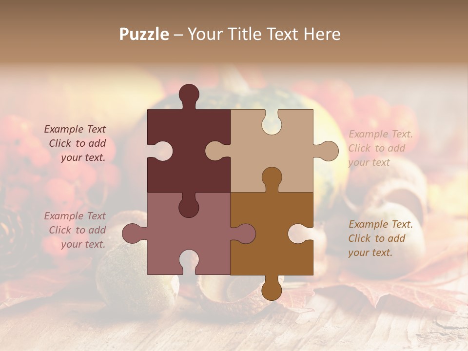 Food Farm Pumpkin PowerPoint Template