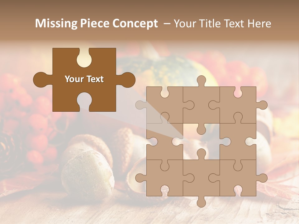 Food Farm Pumpkin PowerPoint Template