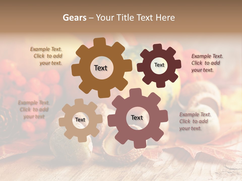 Food Farm Pumpkin PowerPoint Template