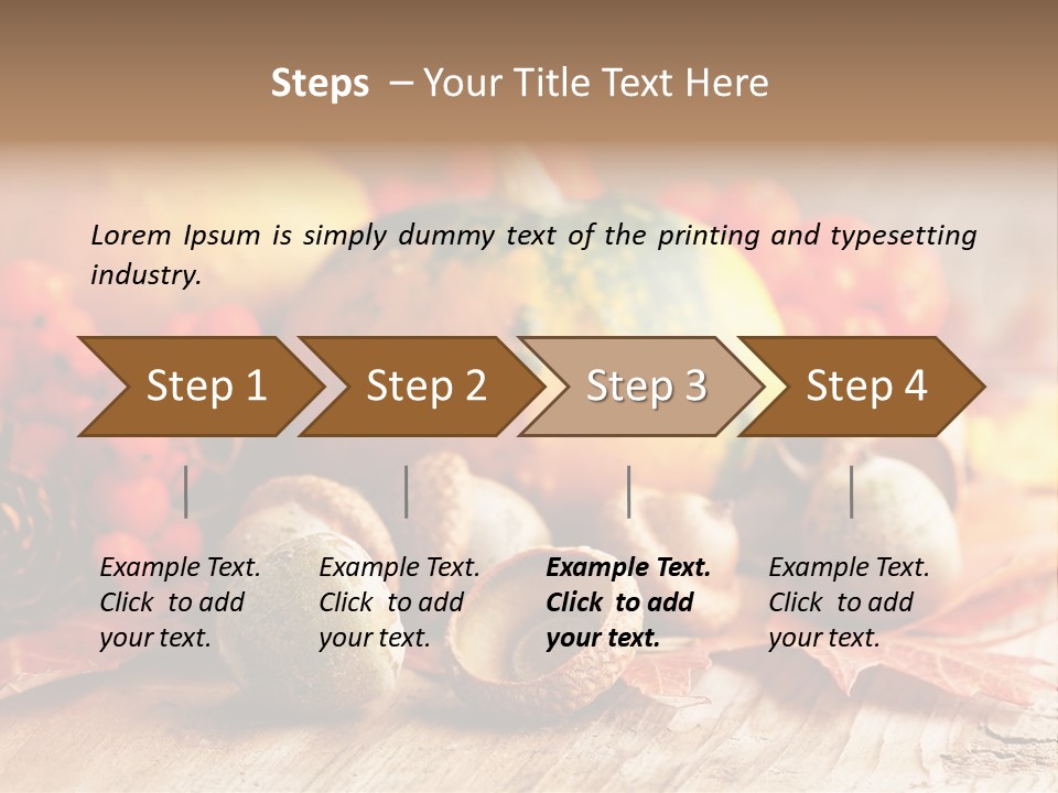 Food Farm Pumpkin PowerPoint Template