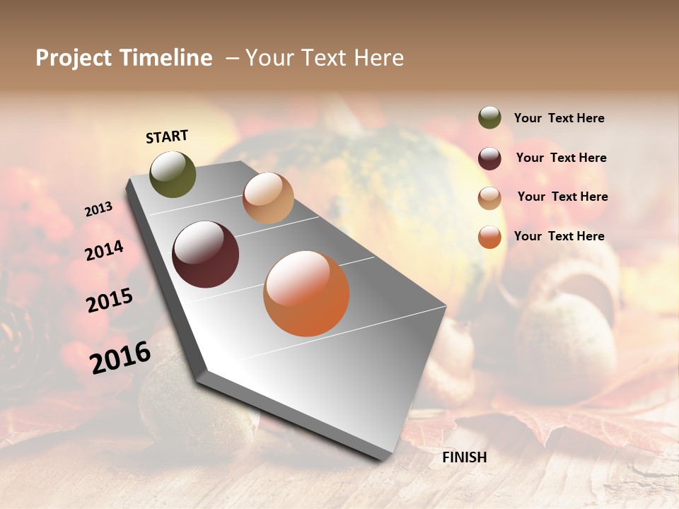 Food Farm Pumpkin PowerPoint Template