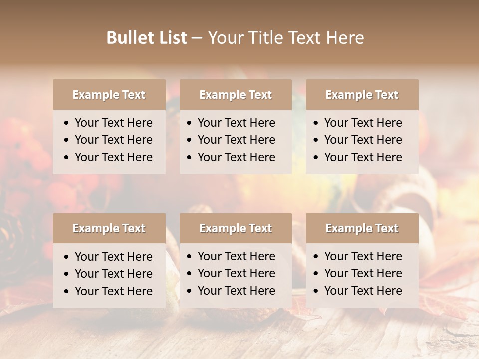 Food Farm Pumpkin PowerPoint Template