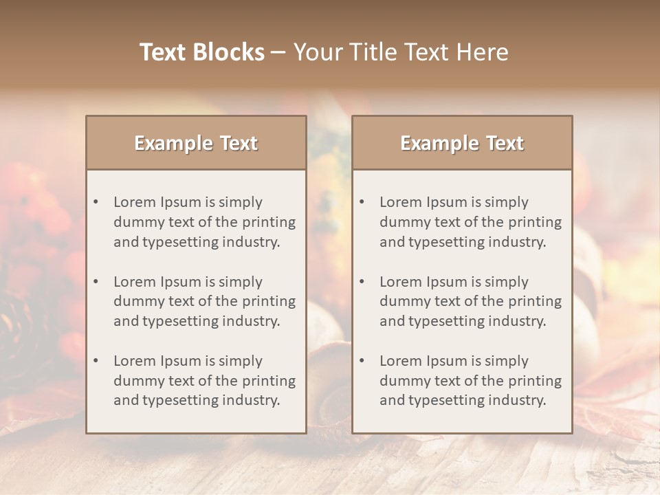 Food Farm Pumpkin PowerPoint Template