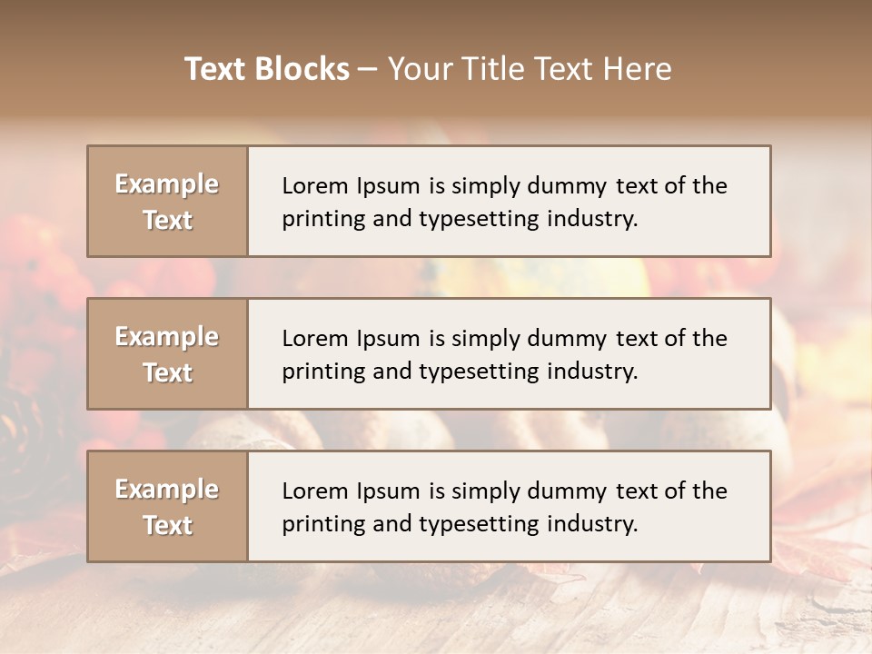Food Farm Pumpkin PowerPoint Template