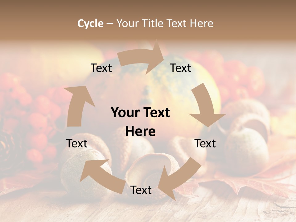 Food Farm Pumpkin PowerPoint Template