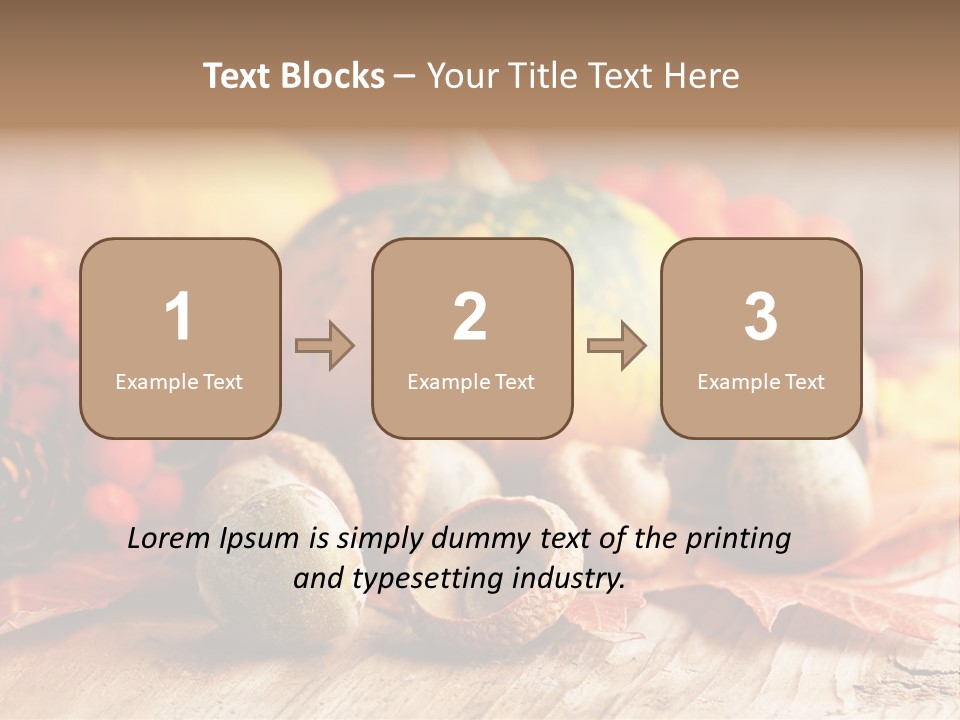 Food Farm Pumpkin PowerPoint Template