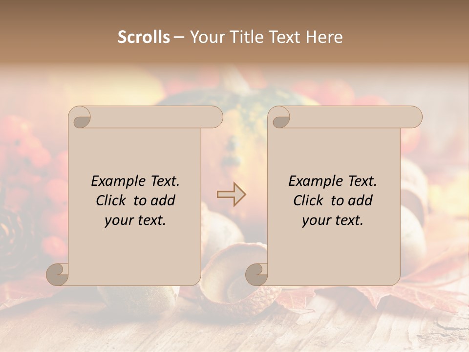 Food Farm Pumpkin PowerPoint Template