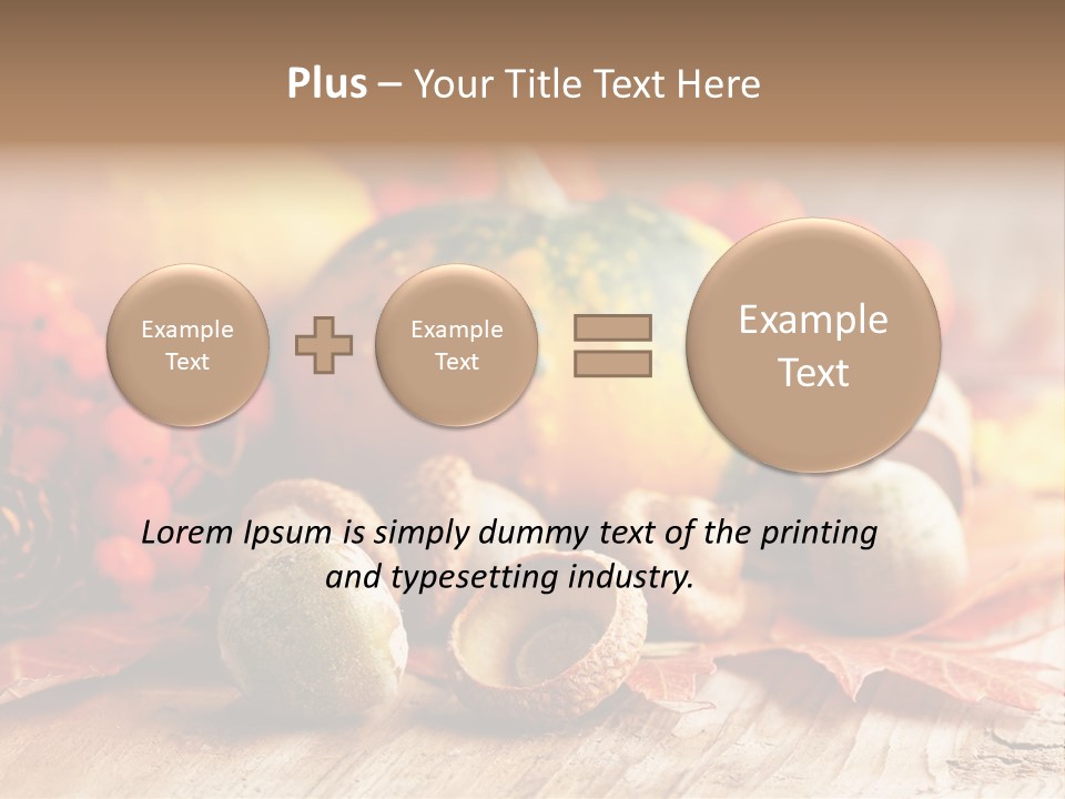 Food Farm Pumpkin PowerPoint Template