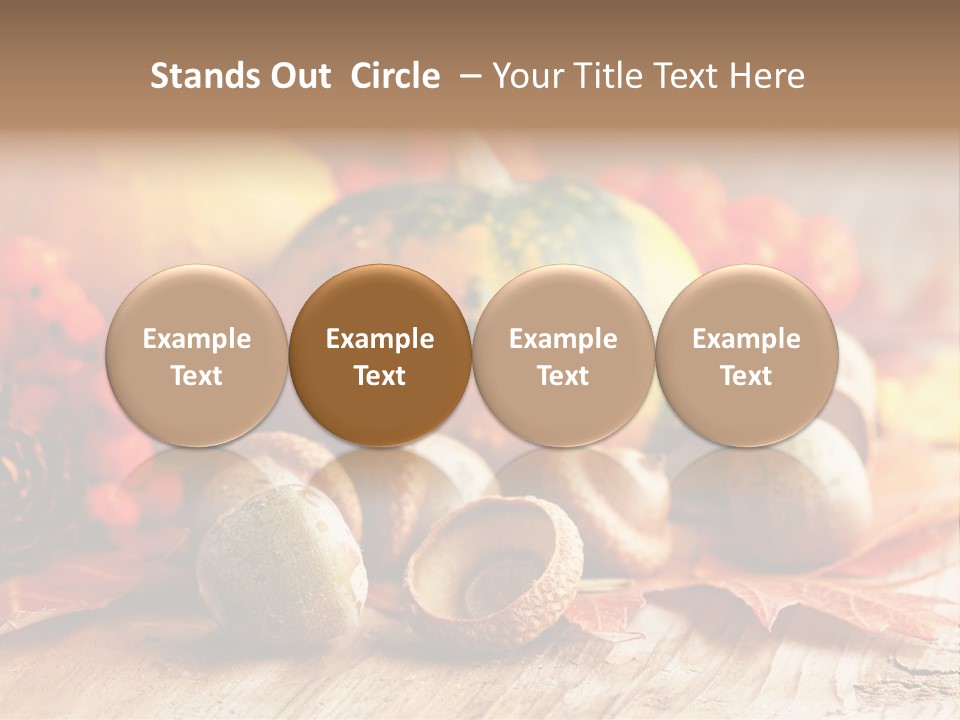 Food Farm Pumpkin PowerPoint Template