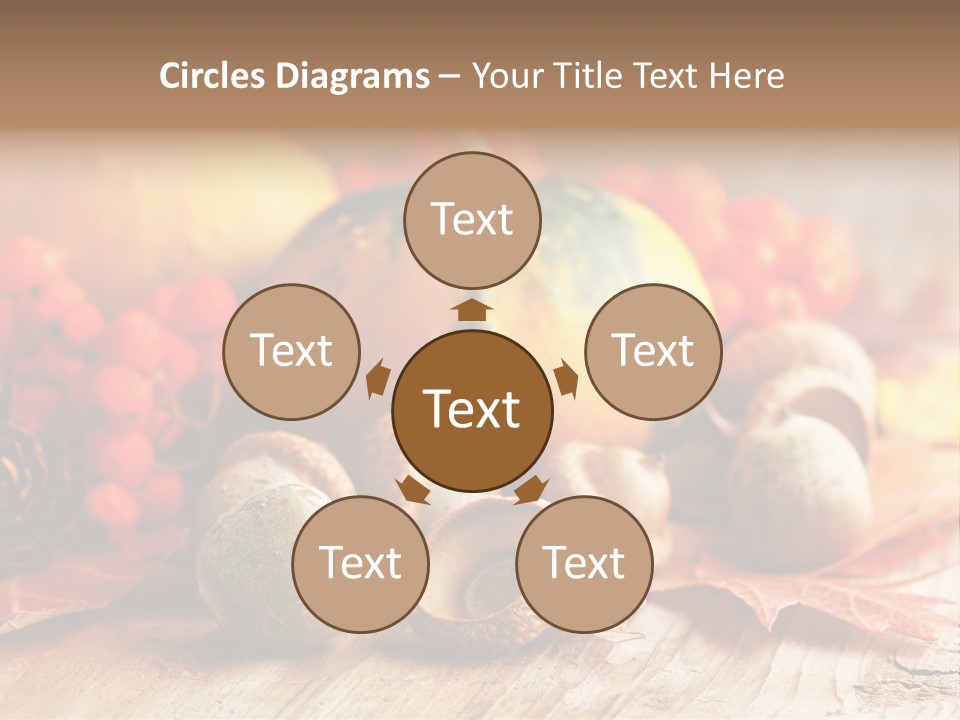 Food Farm Pumpkin PowerPoint Template