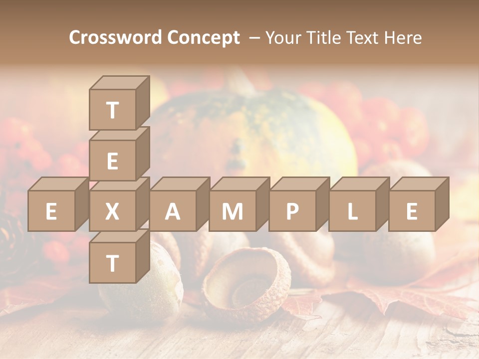 Food Farm Pumpkin PowerPoint Template