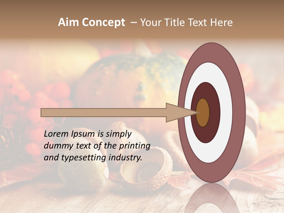 Food Farm Pumpkin PowerPoint Template