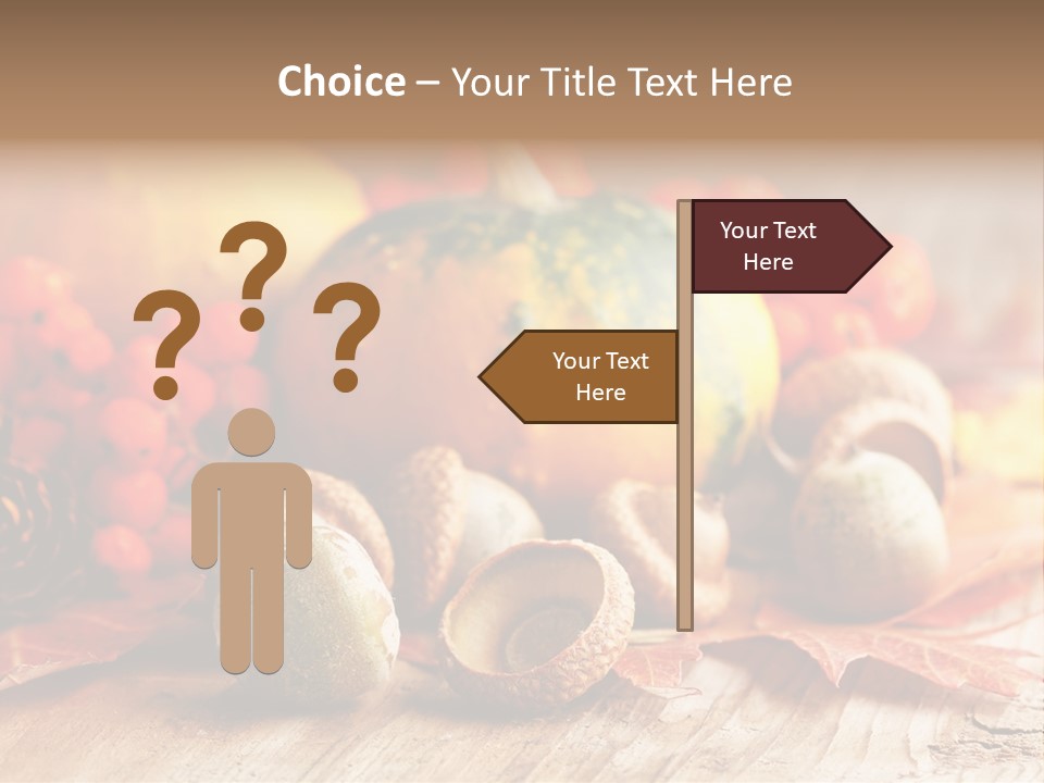 Food Farm Pumpkin PowerPoint Template