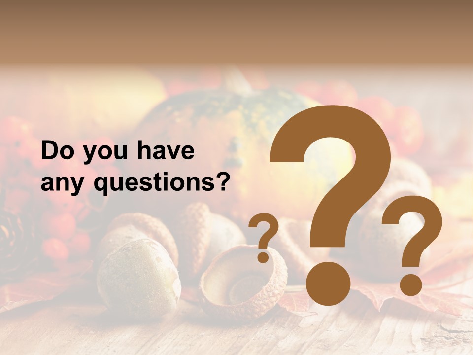 Food Farm Pumpkin PowerPoint Template