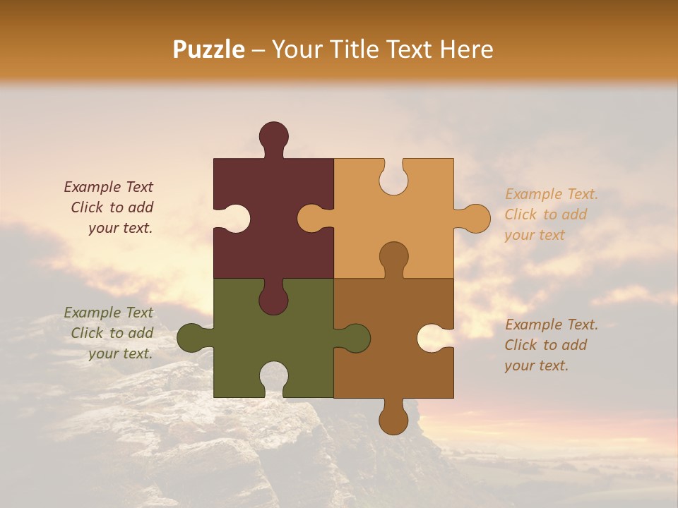 Park Terrain Idyllic PowerPoint Template