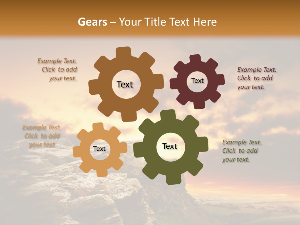 Park Terrain Idyllic PowerPoint Template